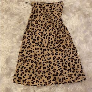 Maxi cheetah print skirt